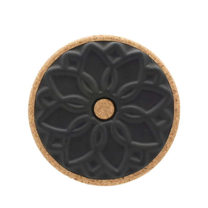 CRUZ Hotpot Stand 15cm – Durable Ceramic Stand for Soups and Stews - Black