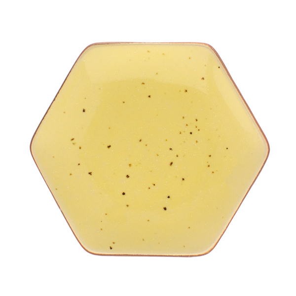 Prato pequeno GAUDI amarelo