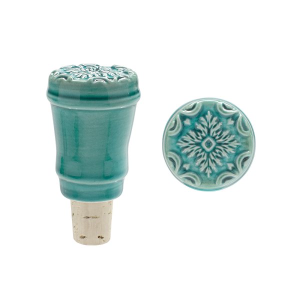 Wine Stopper AZULEJO - Turquoise