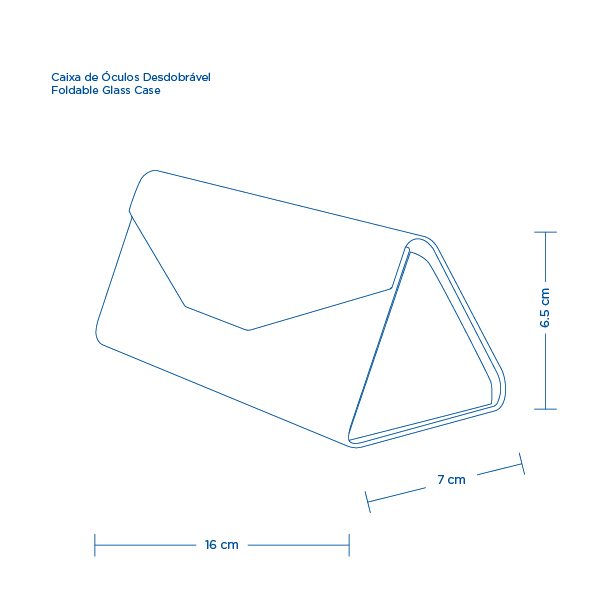 Alternative view of caixa de óculos azulejo preto pilatos