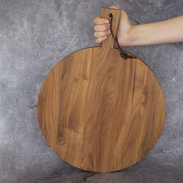 Oak Wood Ø34cm Cutting Board BOSCO 8 Oak wood ø34cm cutting board bosco - image 8