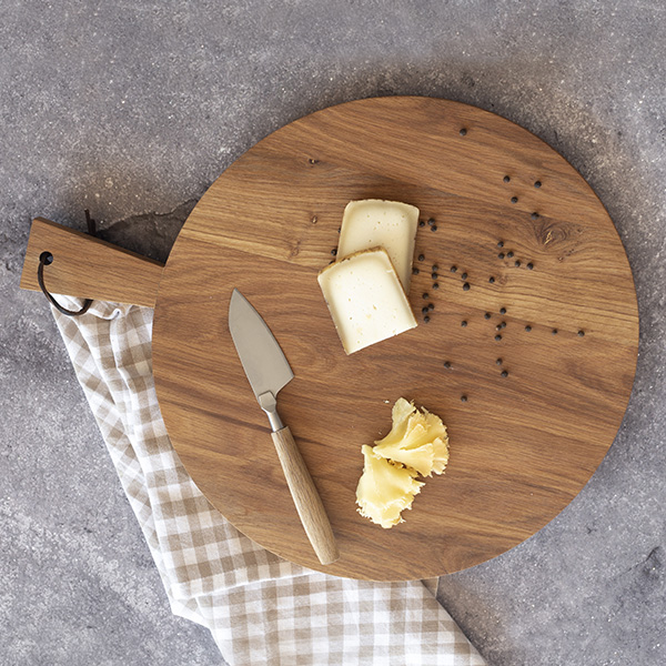Oak Wood Ø34cm Cutting Board BOSCO 3 Oak wood ø34cm cutting board bosco - image 3