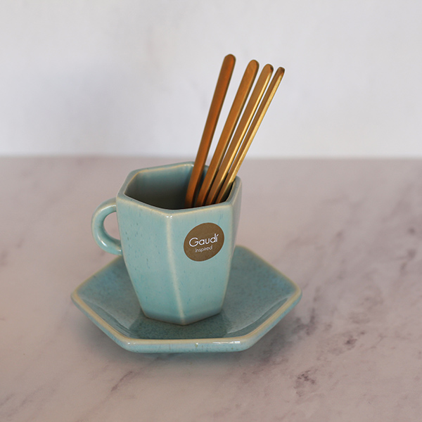 GAUDI Espressotasse und Untertasse - 4er-Set 9 Gaudi espressotasse und untertasse - 4er-set – bild 9