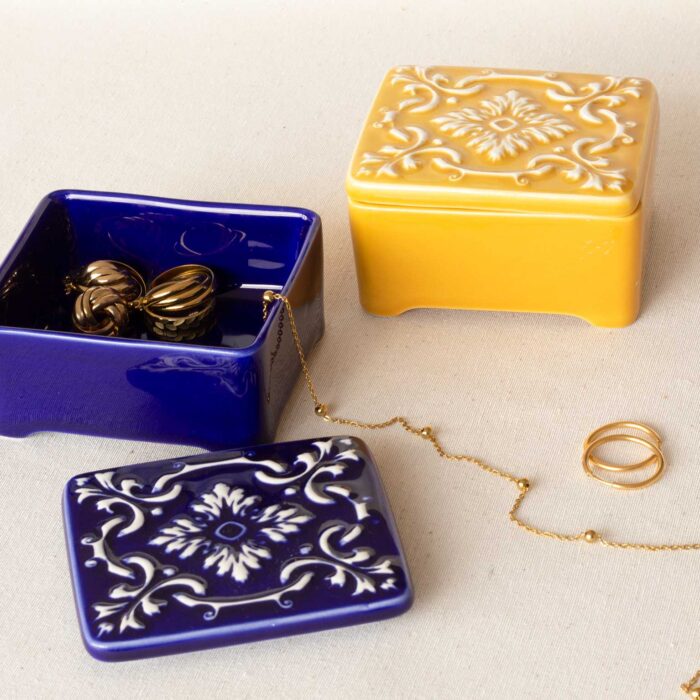 Alternative view of Ceramic Jewelry Box AZULEJO