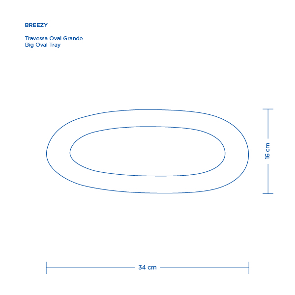 Travessa Oval 34cm BREEZY 27 Travessa oval 34cm breezy - image 27