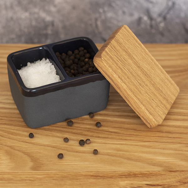 Alternative view of BISA Salt & Pepper Pot – Handcrafted Ceramic Salt & Pepper Pot