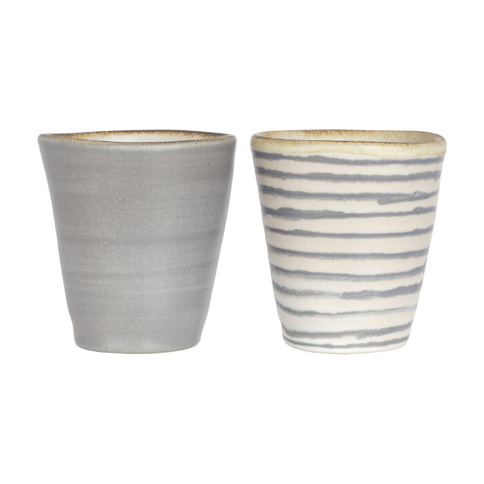 Espresso Coffee Cup COMPORTA - Set of 2 - Cinza