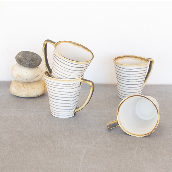 Mug COMPORTA - Set of 6 - Cinza