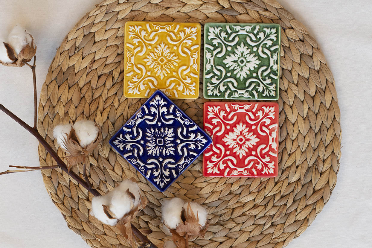 Posavasos AZULEJO - Conjunto de 6 40 Posavasos azulejo - conjunto de 6 - imagen 40