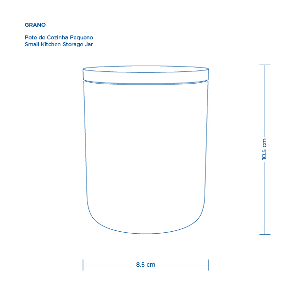 Pot à épices pour la cuisine 375ml GRANO 13 Pot à épices pour la cuisine 375ml grano – image 13