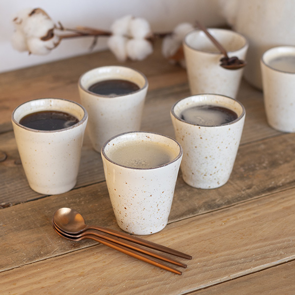 Espresso Coffee Cup BREEZY - Set of 6 - Cream