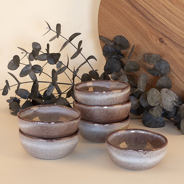 tigelas 11 cm azul cinza Breezy