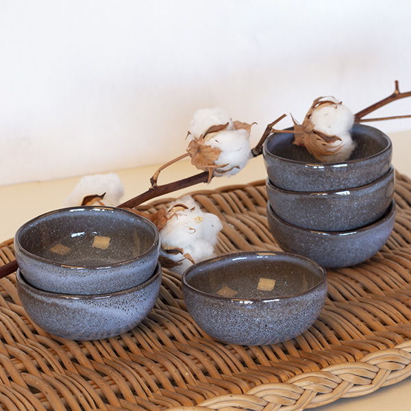 tigelas 18 cm 6 peças azul Breezy