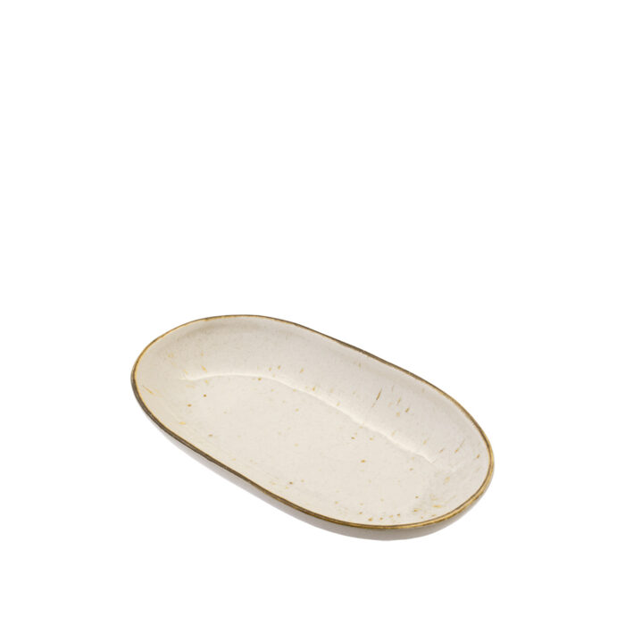 travessa oval 24 cm creme Breezy