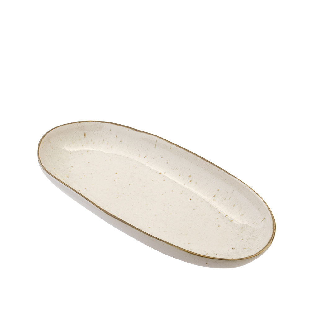Travessa Oval 34cm BREEZY 14 Travessa oval 34 cm creme breezy