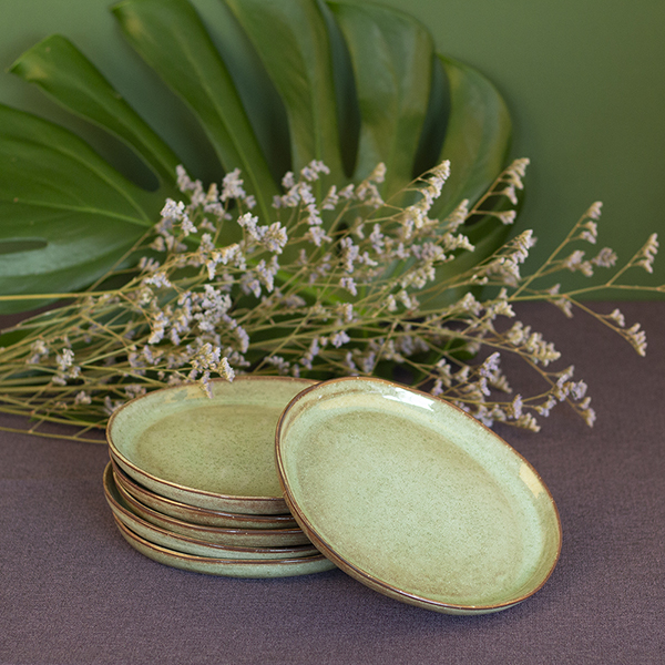 Salad Plate BREEZY - Set of 6 - Verde