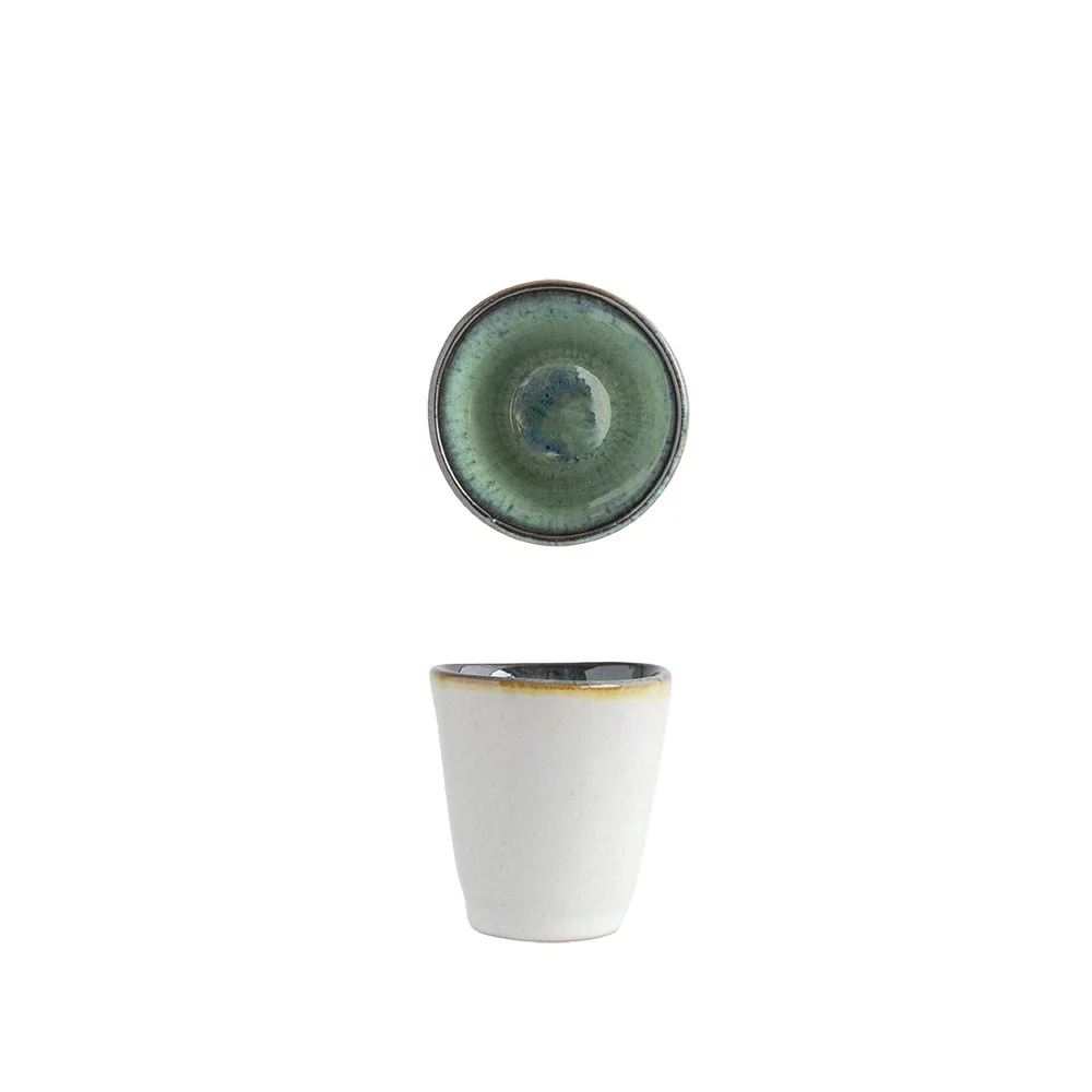 Espresso Coffee Cups MAR – Set of 6 4 Copo café expresso verde mar