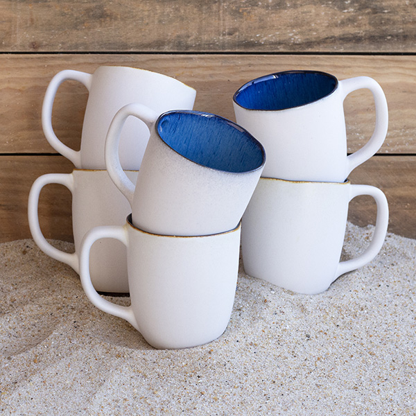 Coffee Mug MAR 500 ml - set of 6 - Azul