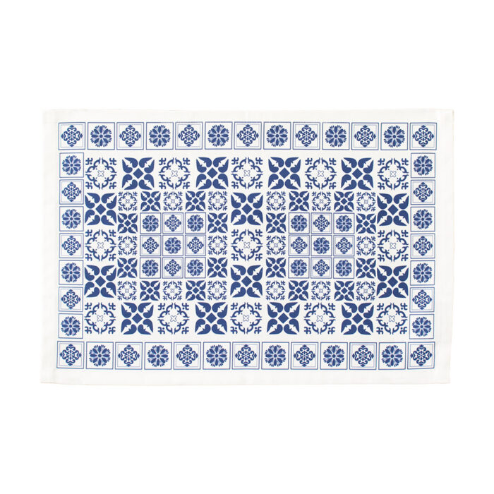 Alternative view of individual algodão azulejo - conjunto de 2