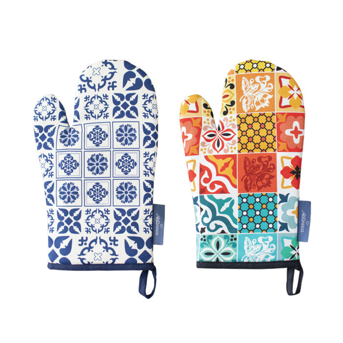 Luva de forno azulejo