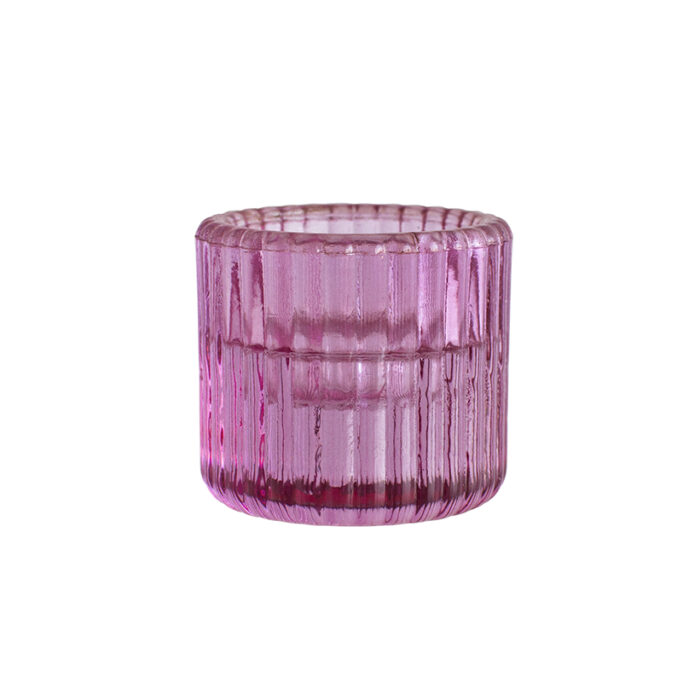 T-light & Candle Holder ROSSIO - Pink