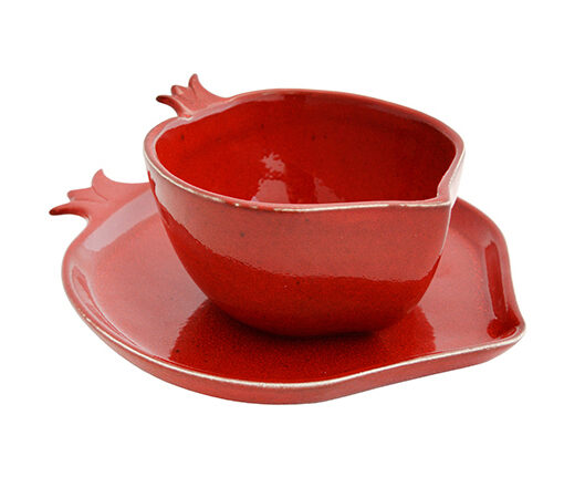 Alternative view of Pomegranate Plate NATURE