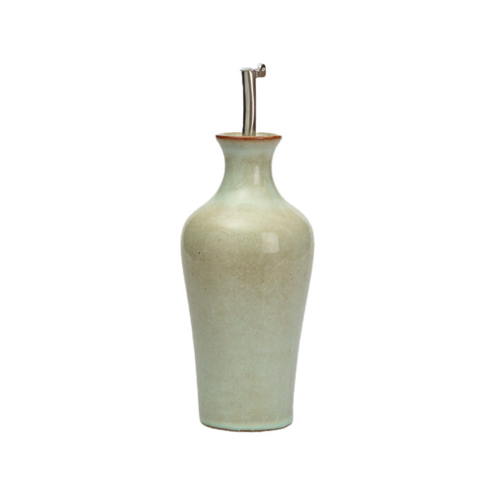 BREEZY Olive Oil Dispenser 400ml – Stylish Ceramic Olive Oil Dispenser - Verde