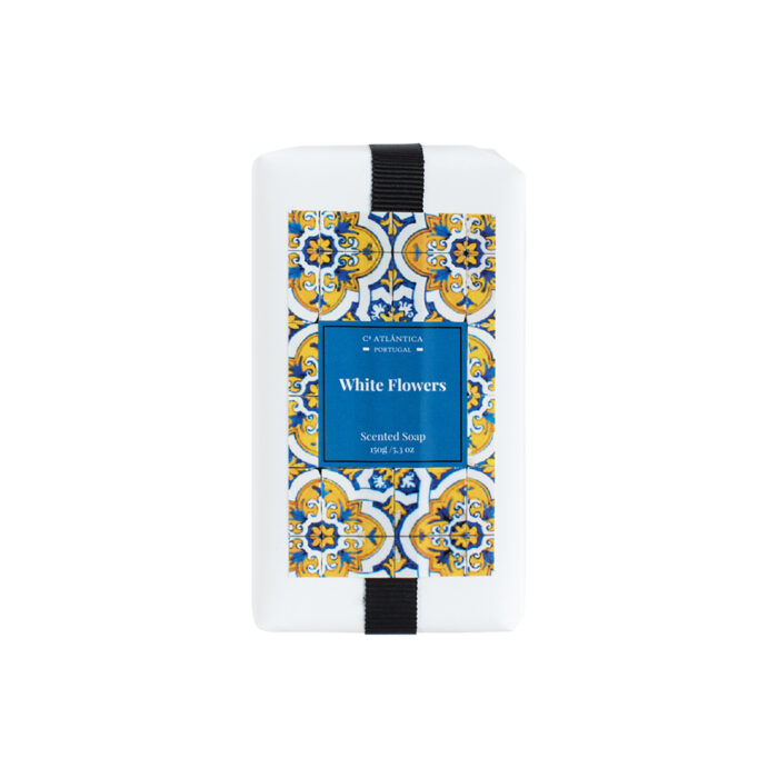 Boîte à savon fleurs blanches LOVIES 7 100 352