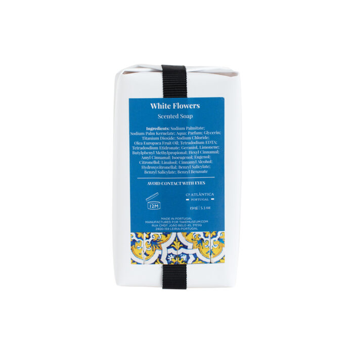 Boîte à savon fleurs blanches LOVIES 6 100 352 a