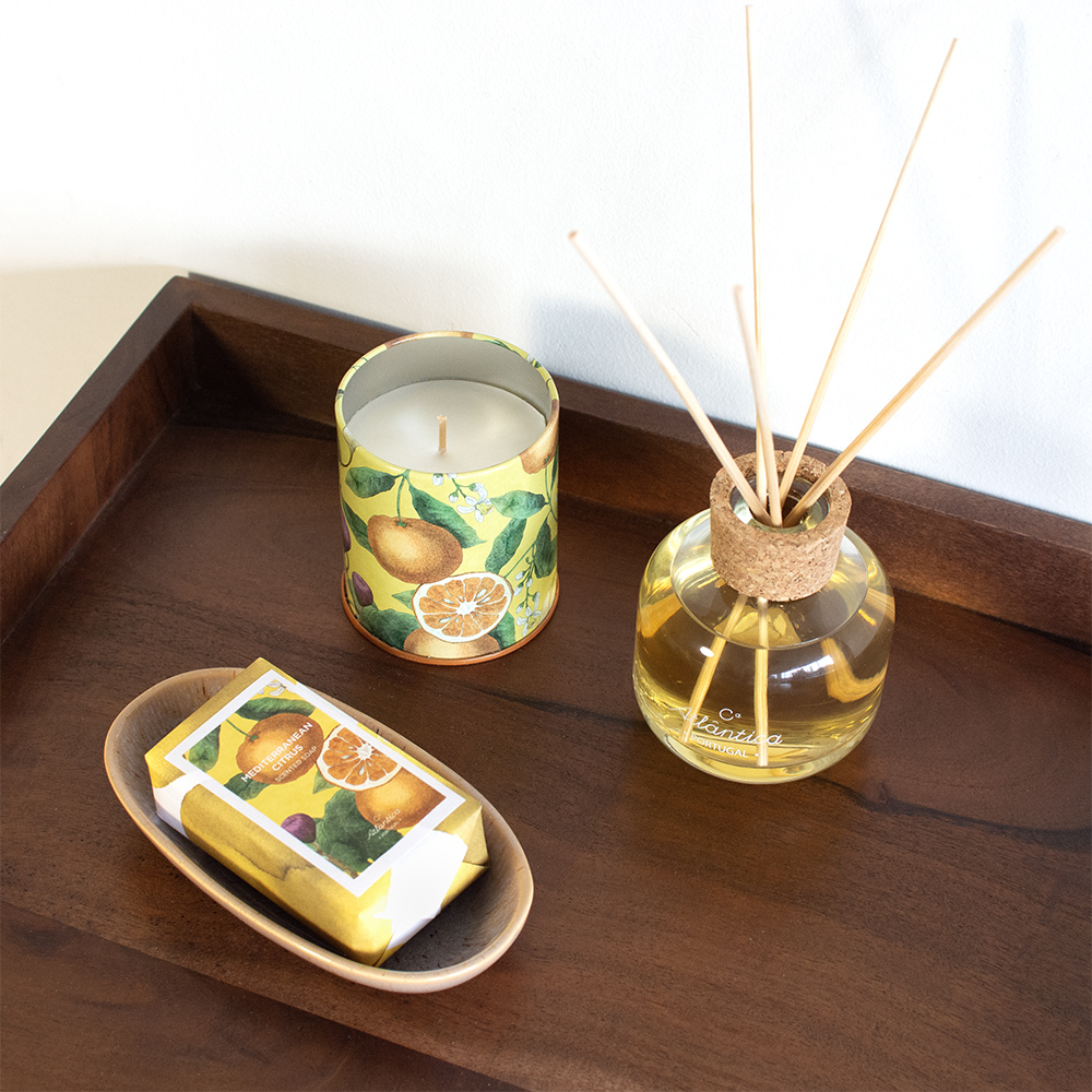 Pack Citrus - Ambientador + Vela+ Jabon + Taza 2 Pack citrus - ambientador + vela+ jabon + taza - imagen 2