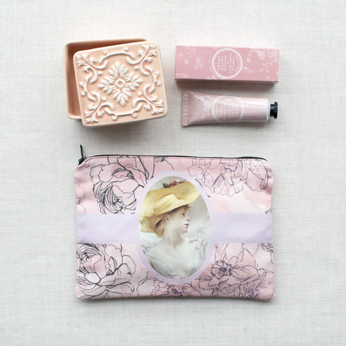 Pack Romantic - Jewelry Box + Bag + Hand Cream - Pink