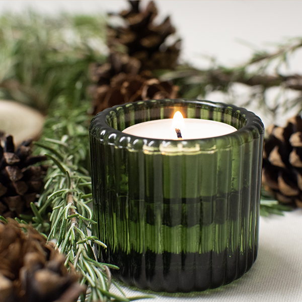 T-light & castiçal vidro rossio