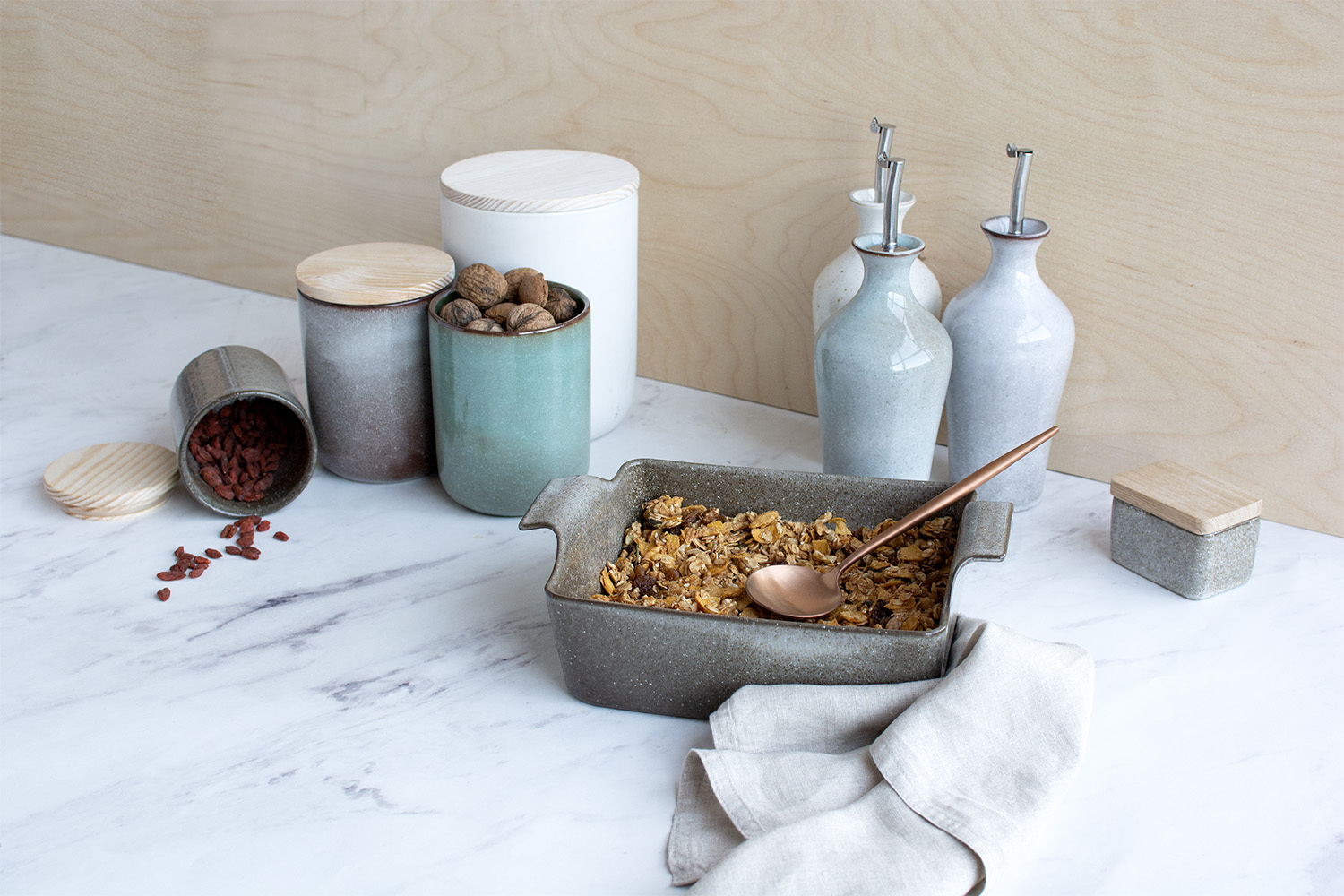 4 sugestões de organização 9 Organização com acessórios de cozinha