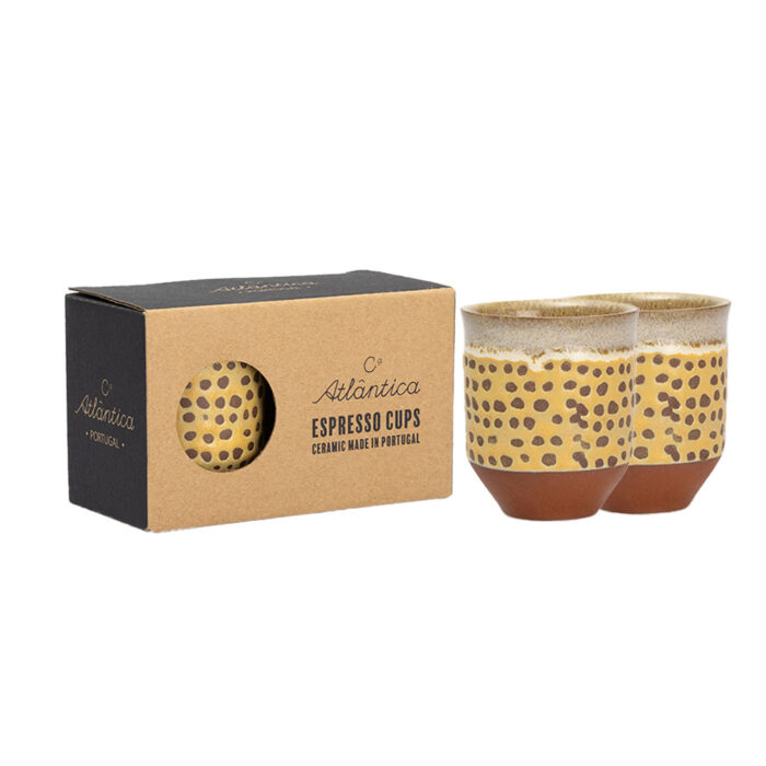 Espresso Coffee Cup AROMA - Set of 2 - Spot Yellow