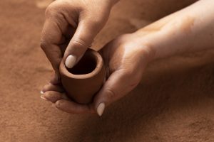 Ceramic pottery tools still life 1