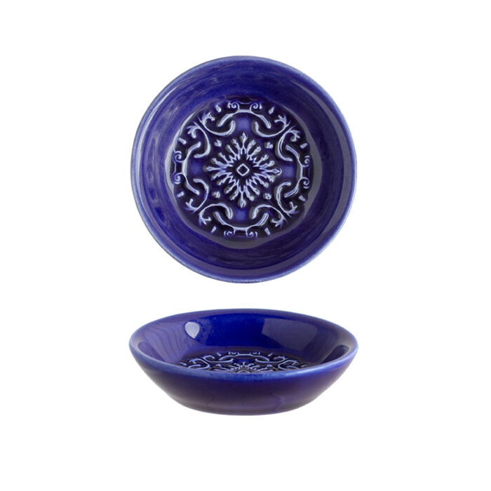 Alternative view of AZULEJO Olive Oil Plates - Set of 2