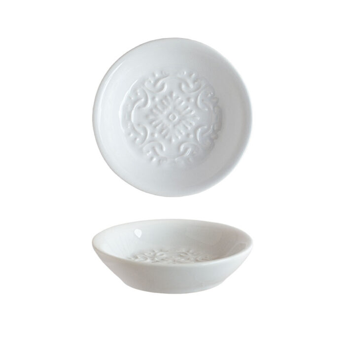 AZULEJO Olive Oil Plates - Set of 2 - White