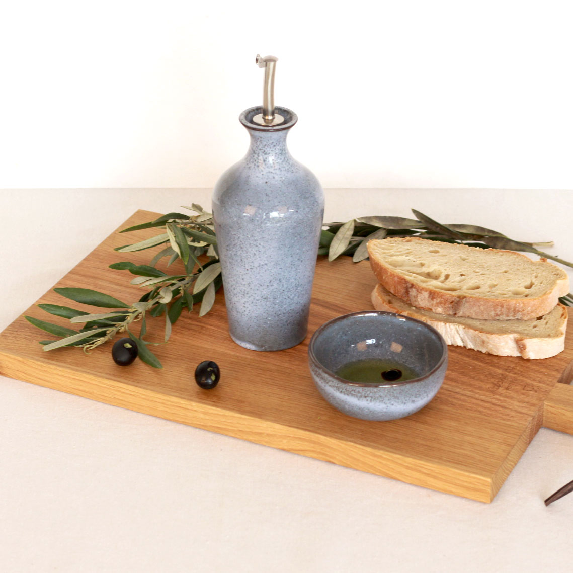 Olive Oil Dispenser + 10cm BREEZY Blue Bowl 2 Olive oil dispenser + 10cm breezy blue bowl - image 2