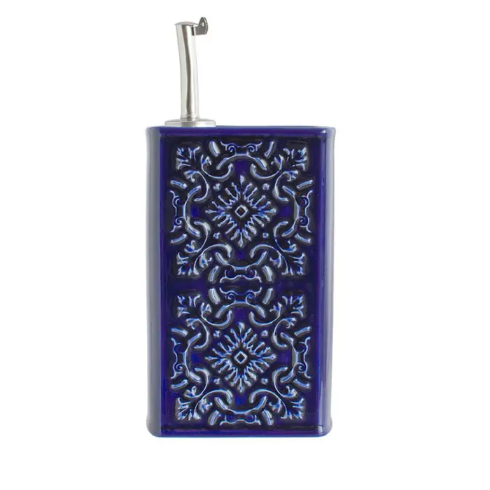 Garrafa pratos azeite azulejo pack3