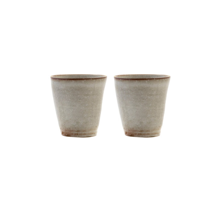 BREEZY Espresso Coffee Cup - Set of 2 - Cinza