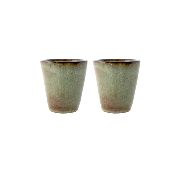BREEZY Espresso Coffee Cup - Set of 2 - Verde