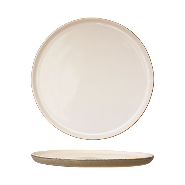 LISO Dessert Plate Ø21cm - Set of 6 - Cream/White