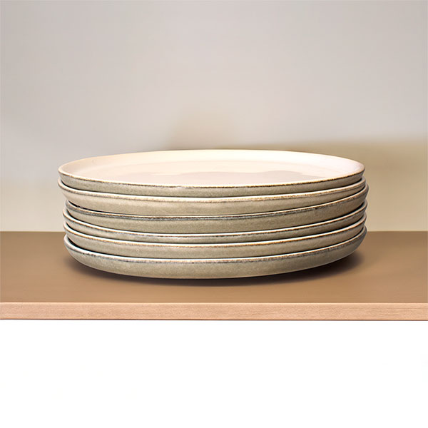 Alternative view of LISO Dessert Plate Ø21cm Cream/White