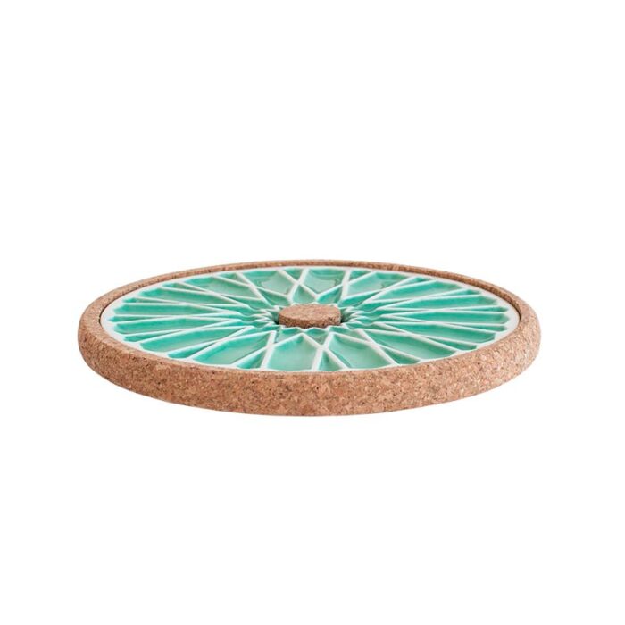 Alternative view of ALICATOS Hotpot Stand Ø15 – Ceramic Hotpot Stand with Cork Base