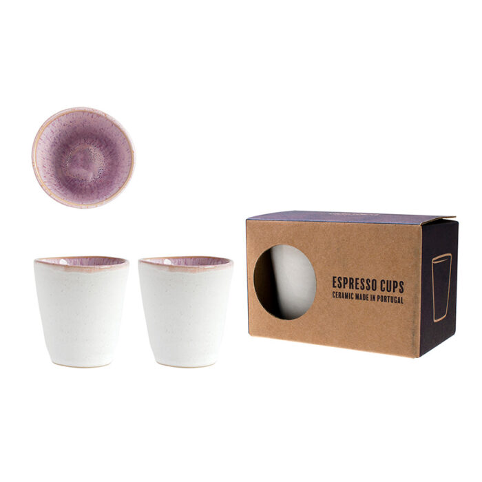 Espresso Coffee Cup MAR – Set of 2 - Pink