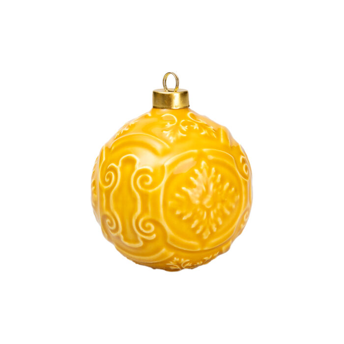 Decorative ball Ø8 AZULEJO - Yellow