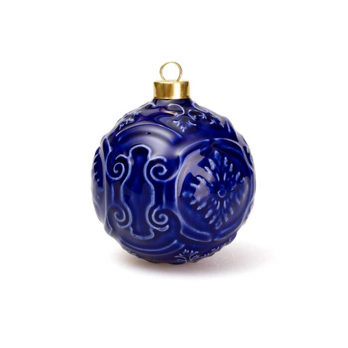 Dekorative kugel azulejo, in blau.