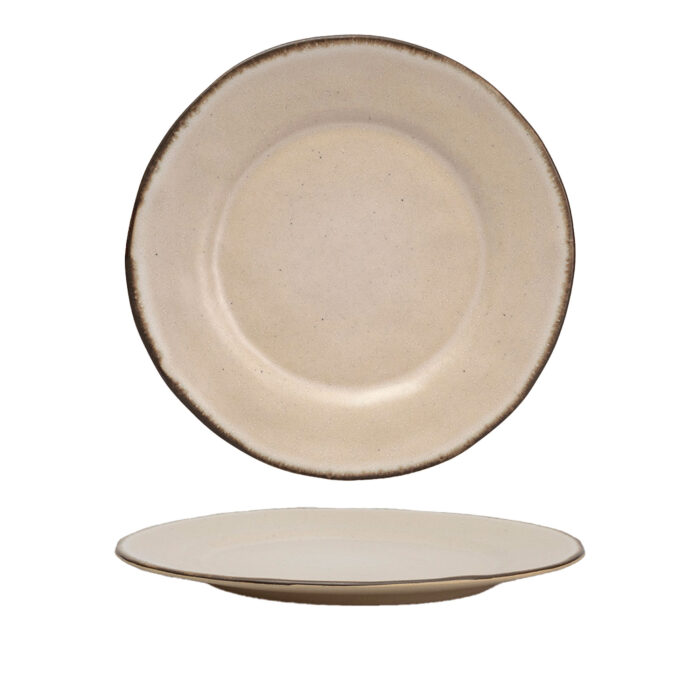 Dinner Plate Ø27 DUNA - WARM GREY