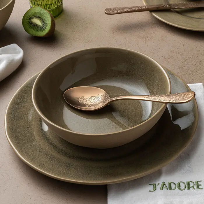 Dinnerware Set DUNA – 32 pieces - RETRO GREY