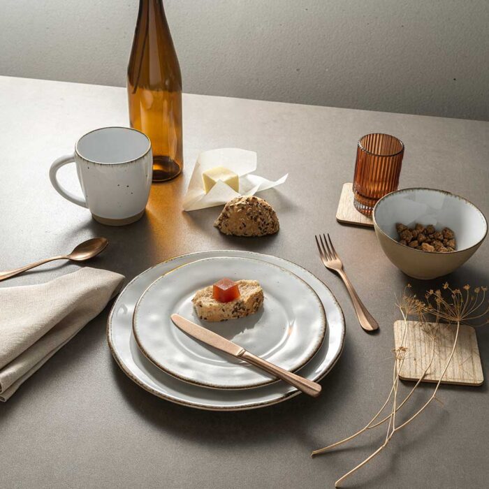 DUNA Tafelservice - 24-teilig - White